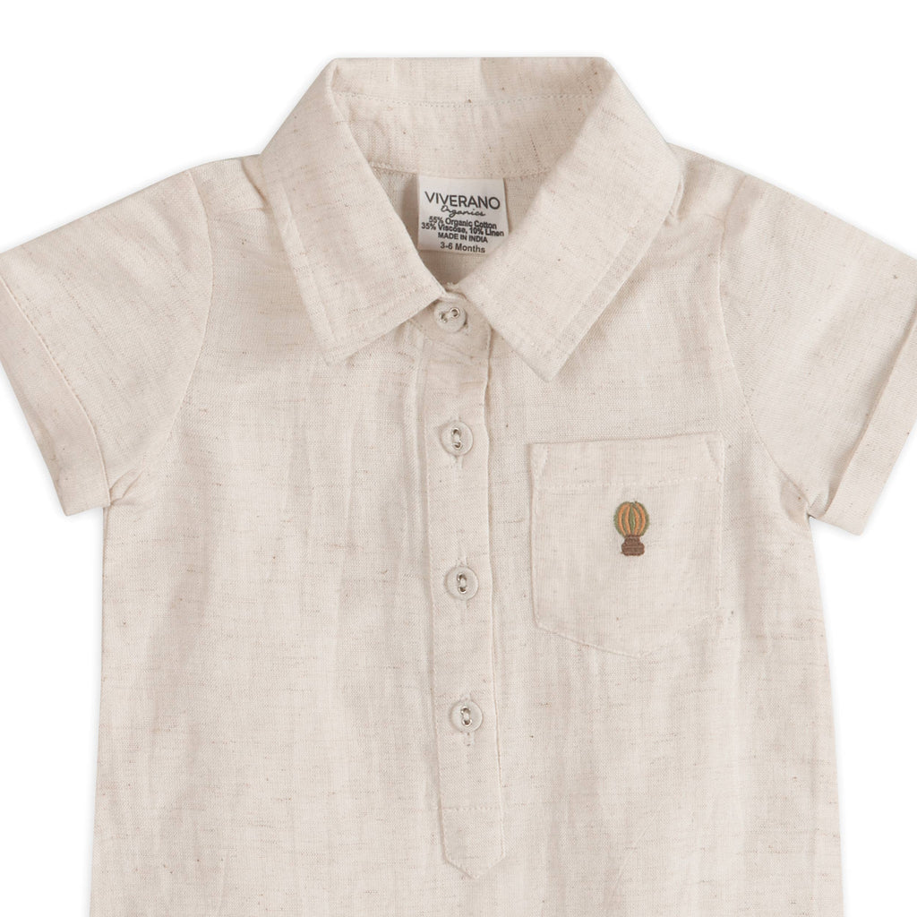 Sebastian Pocket Baby Romper
