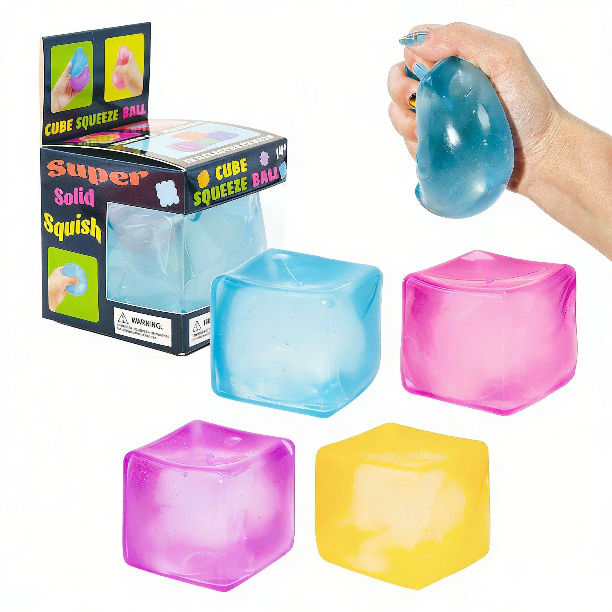 Nice Cube Translucent Stress Relief Squeeze Toy