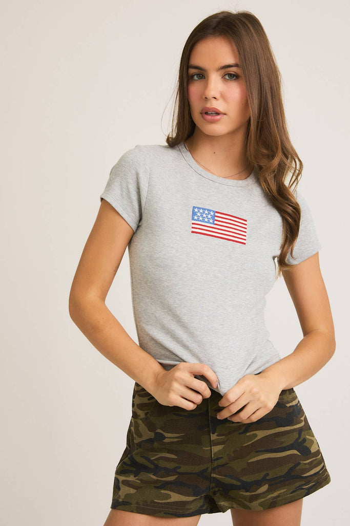 Flag Short Sleeve T-Shirt