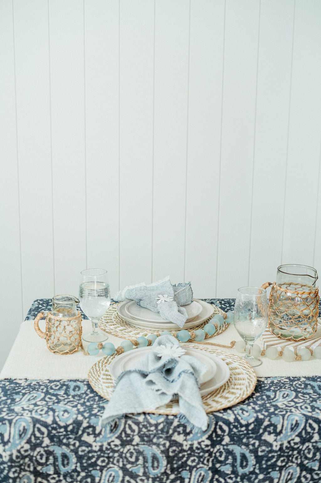 Blue Somerset Tablecloth