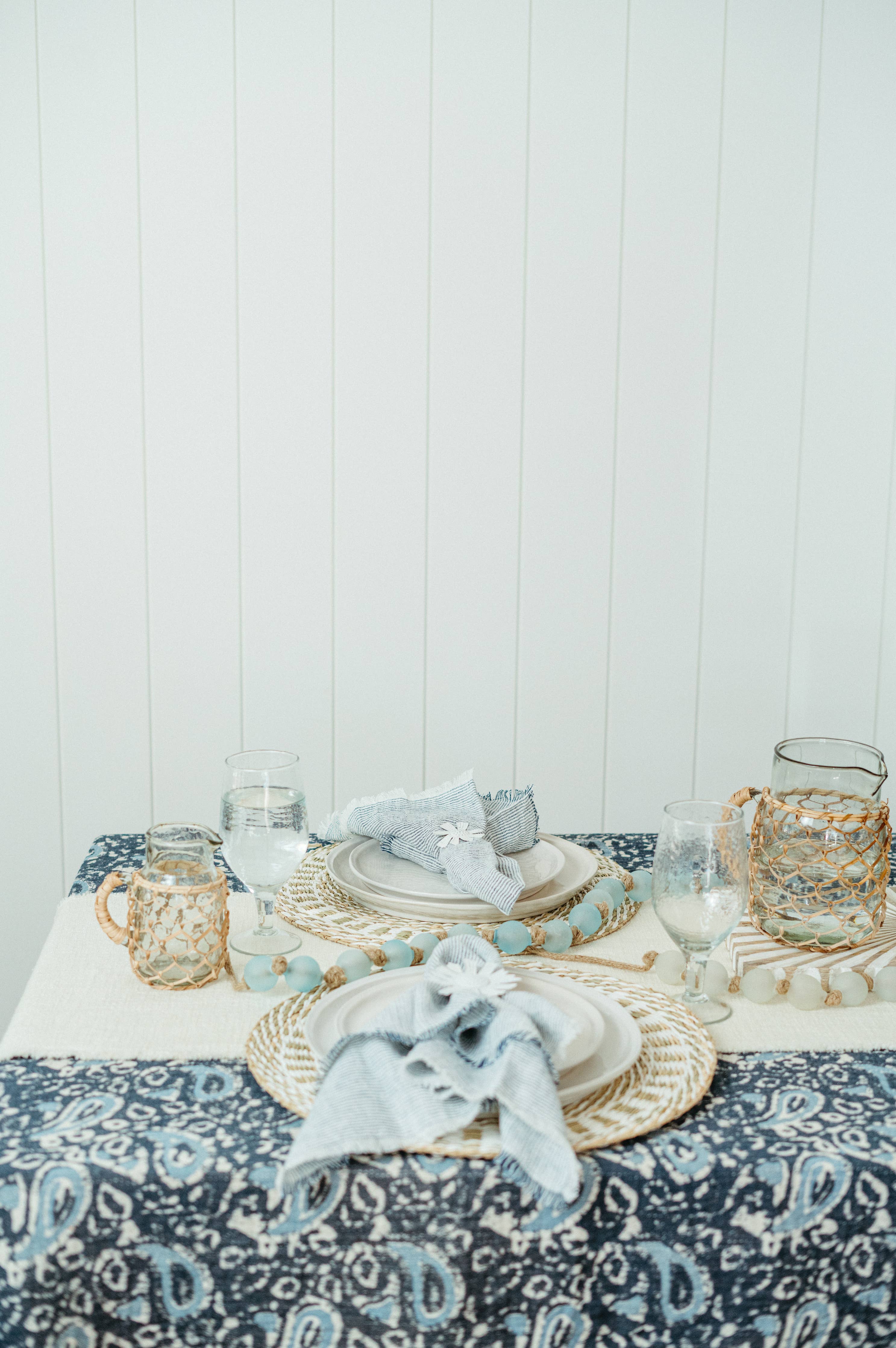 Blue Somerset Tablecloth