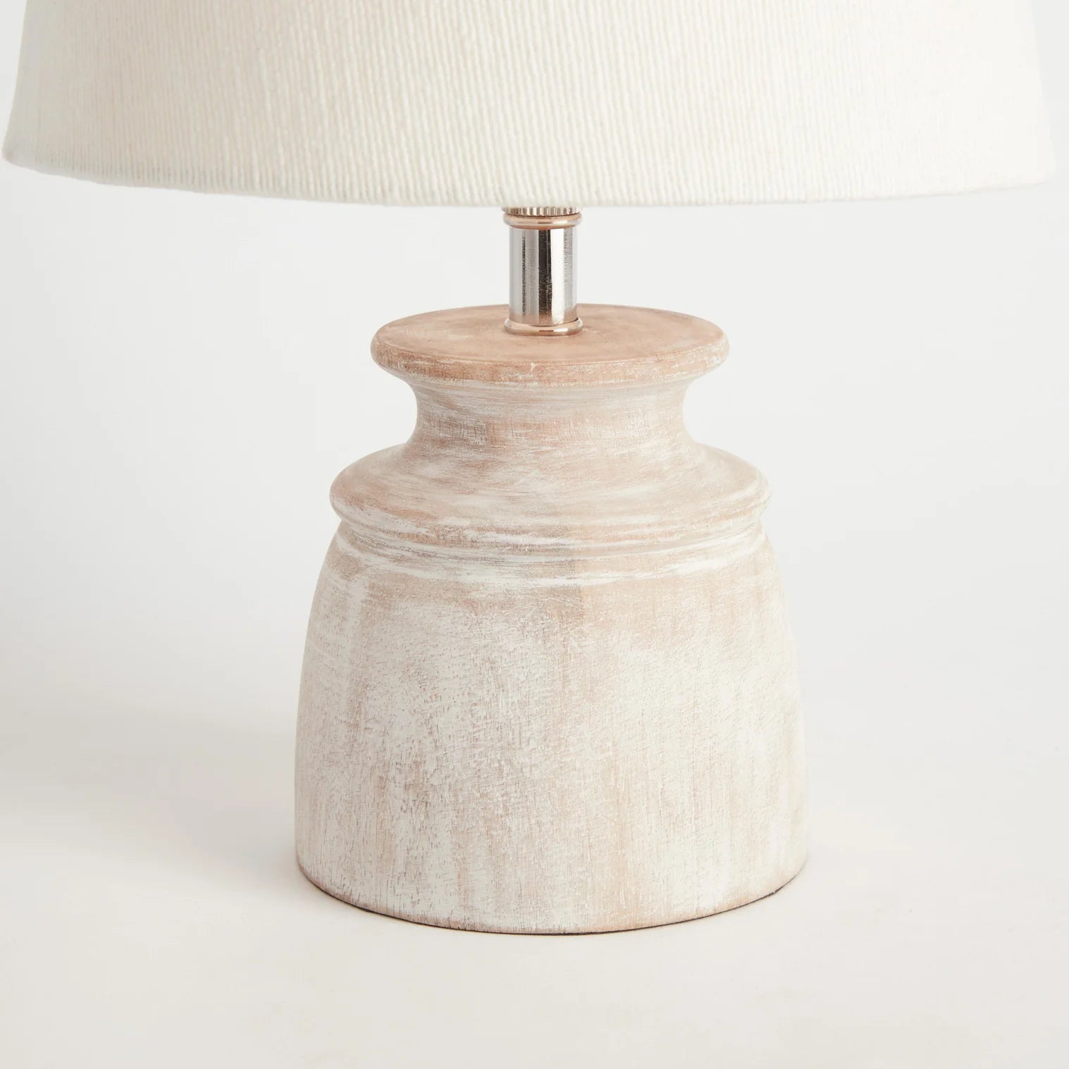 Whitewash Benji Lamp
