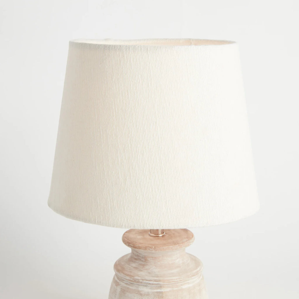 Whitewash Benji Lamp