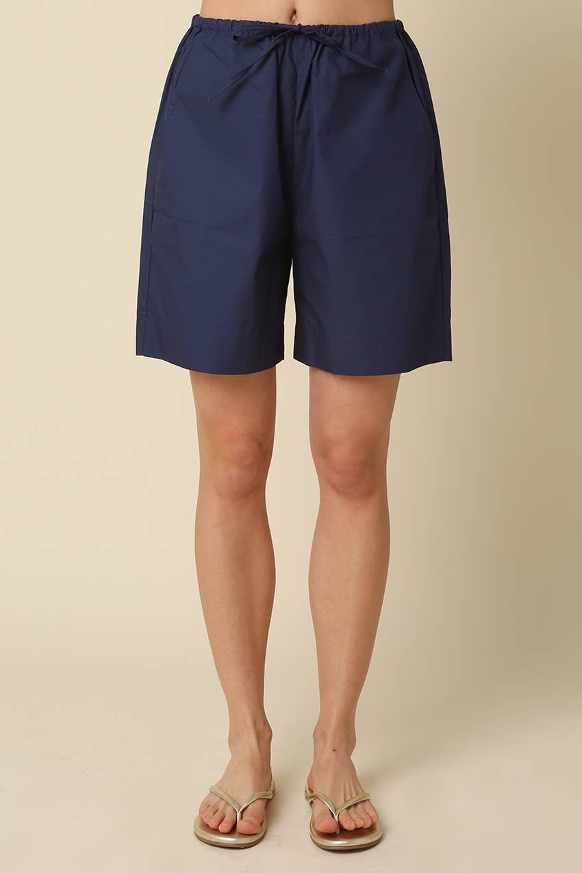 Emerson Classic Pull-On Shorts in Navy
