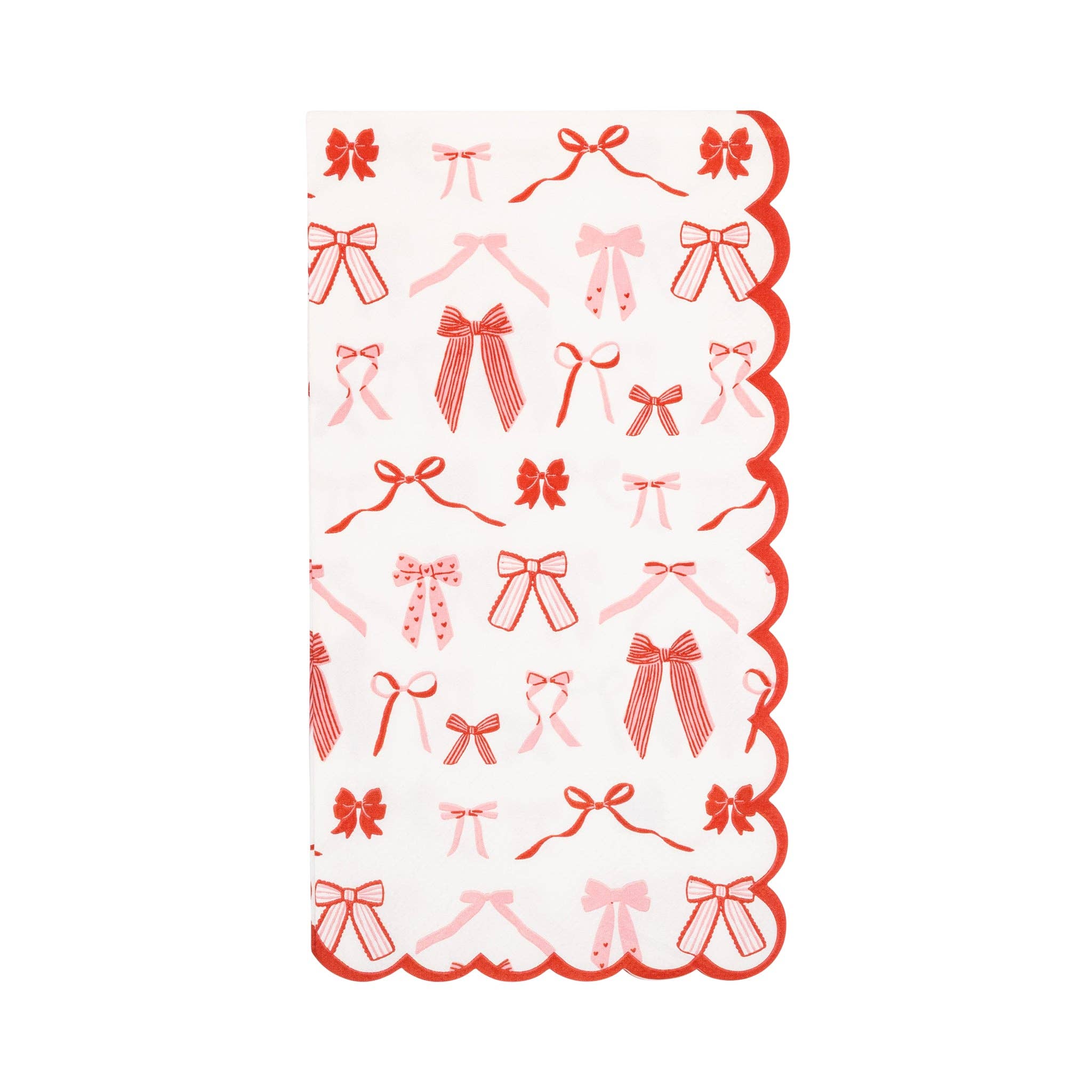 Bow Pattern Dinner Napkins