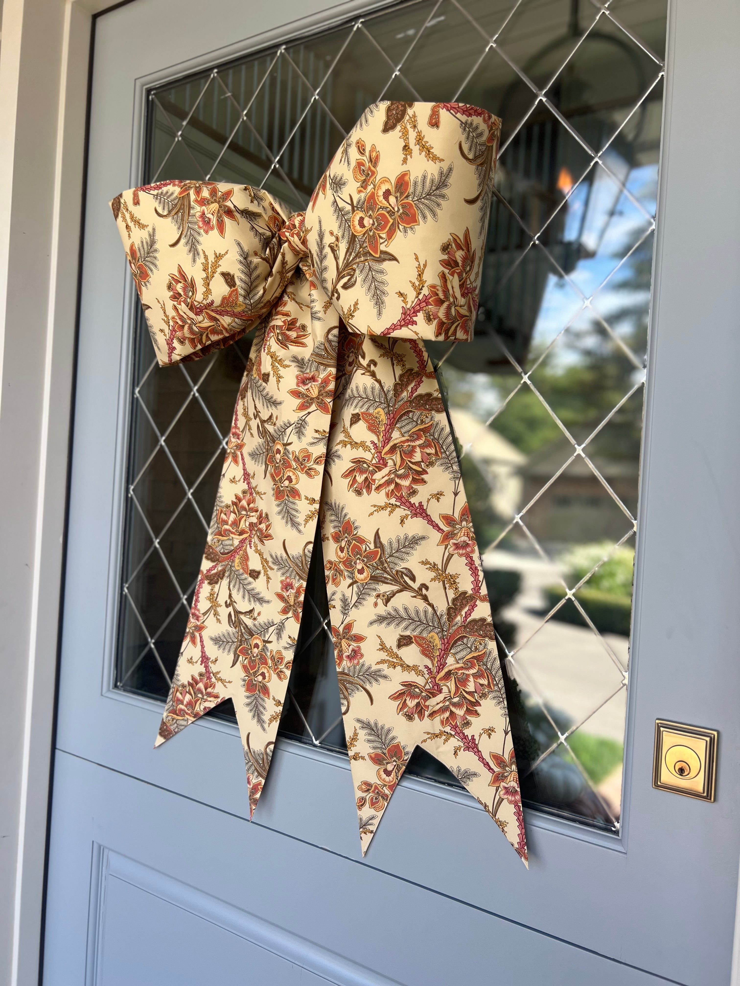 Fall Floral Bow