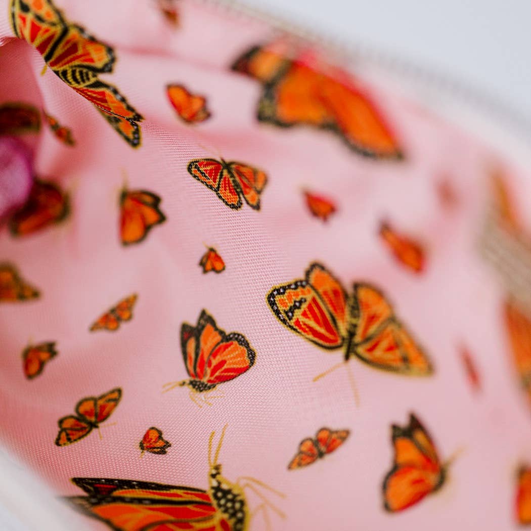 Metallic Bronze Luxe Slim Pencil Pouch