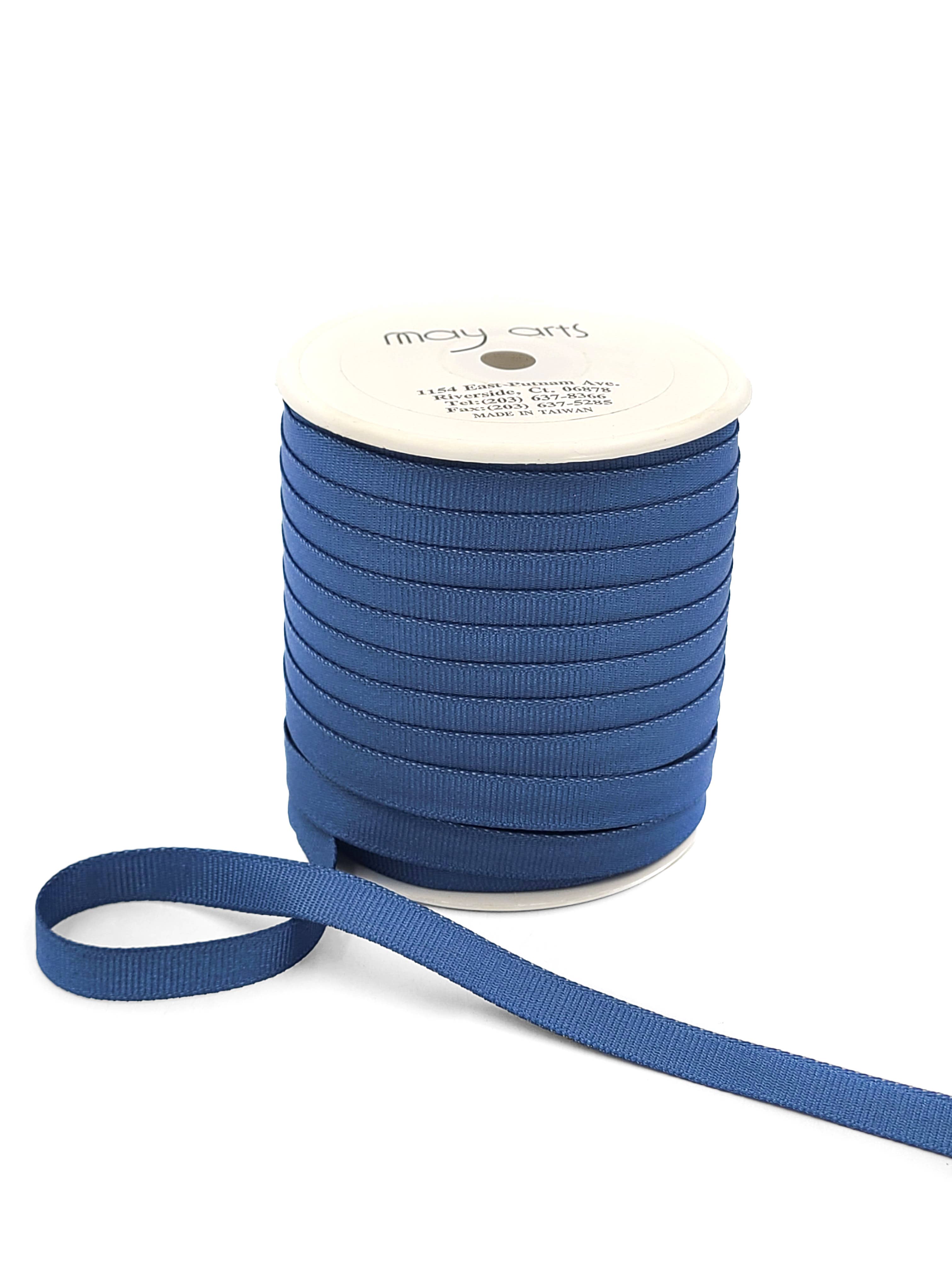 Slate Blue 225 Denier Classic Grosgrain Ribbon