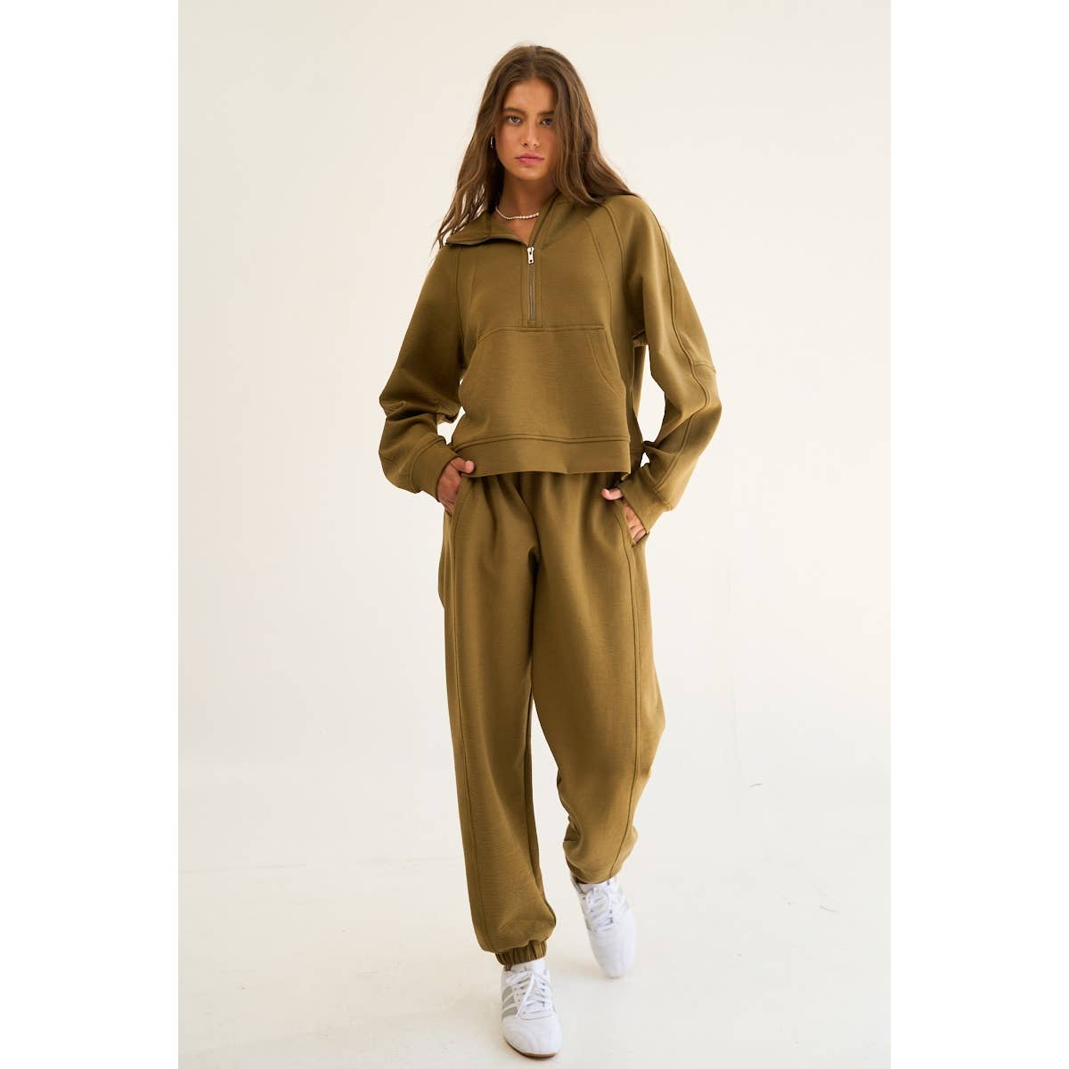 Textured Knit Jogger Pants