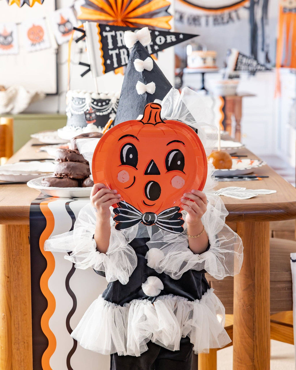 Vintage Pumpkin Paper Plates