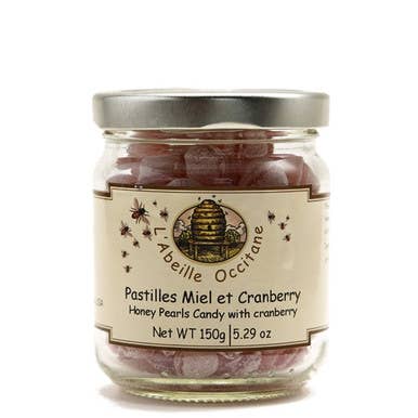 L'Abeille Occitane Honey Pearls Candy with Cranberry