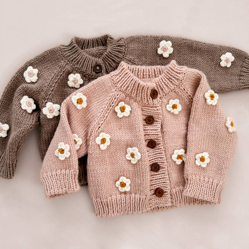 Flower Cardigan Sweater