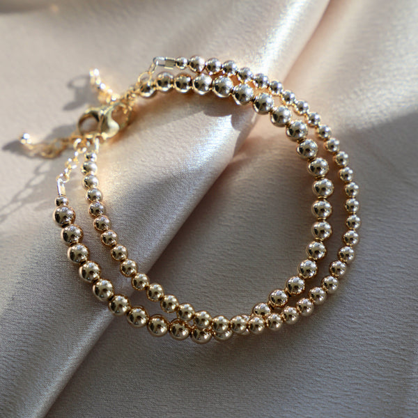 Gold Filled Beaded Bracelet