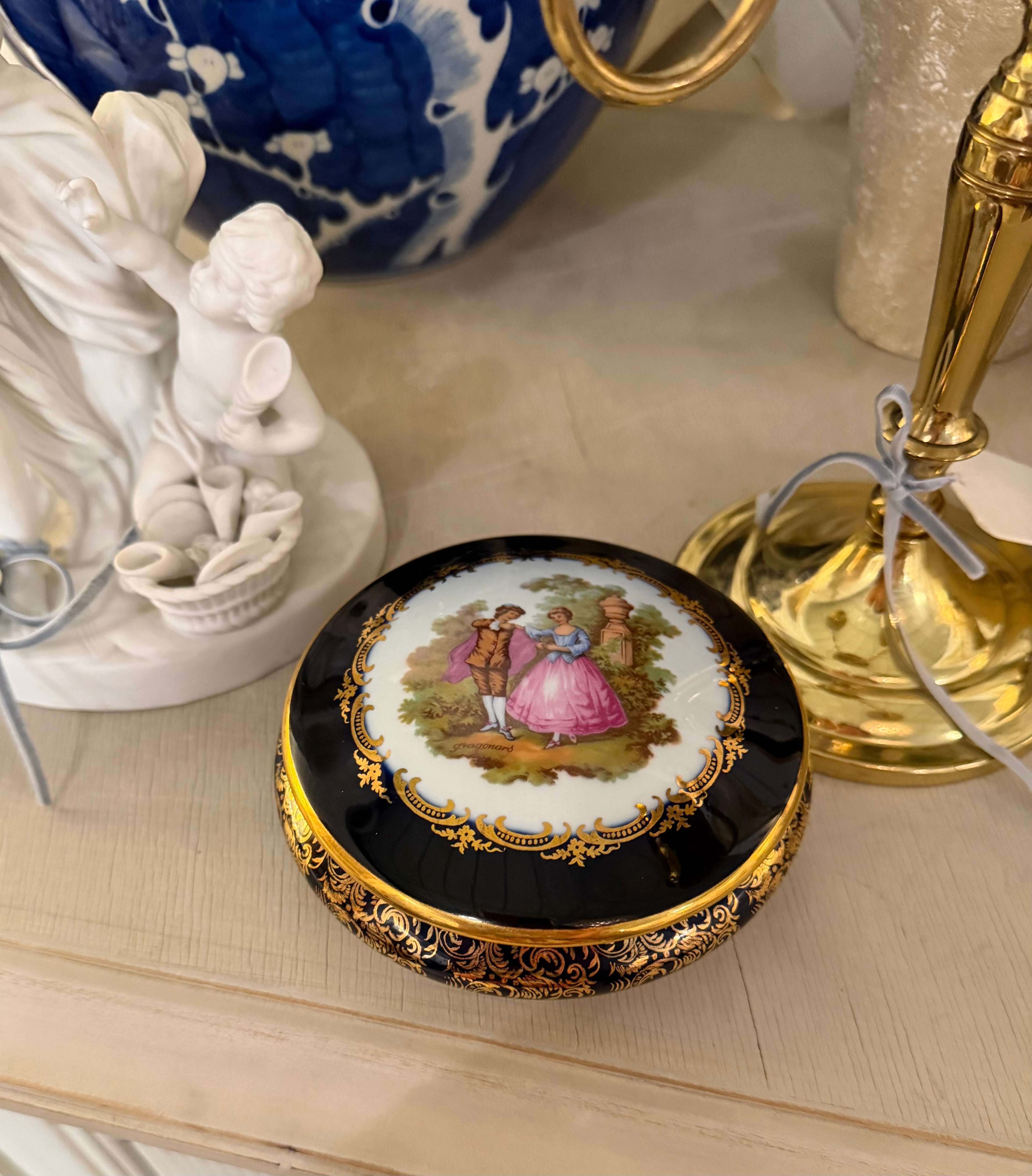 Limoges Castel Trinket Box