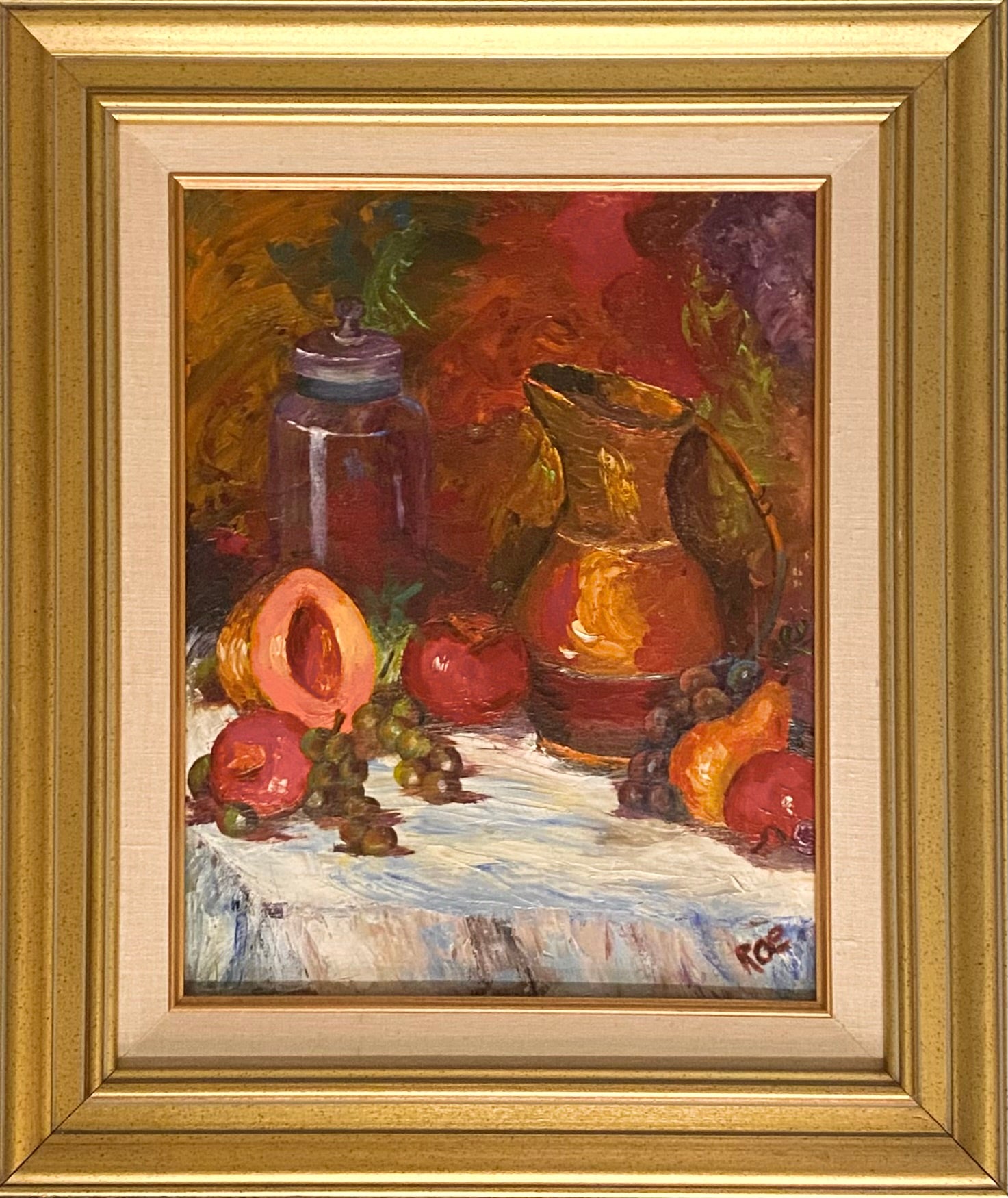 Fruit & Copper Pitcher