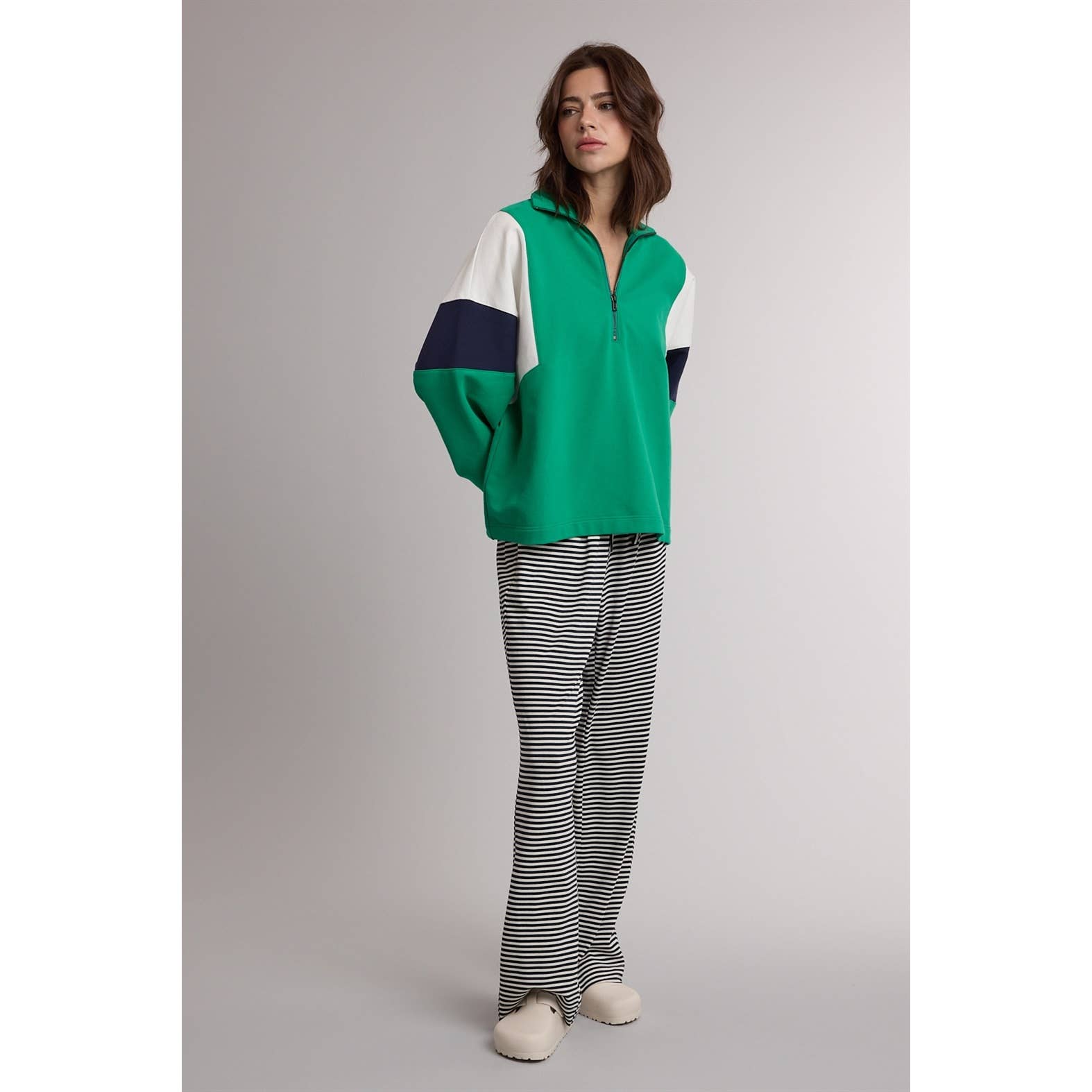 Stripe Drawstring Pants