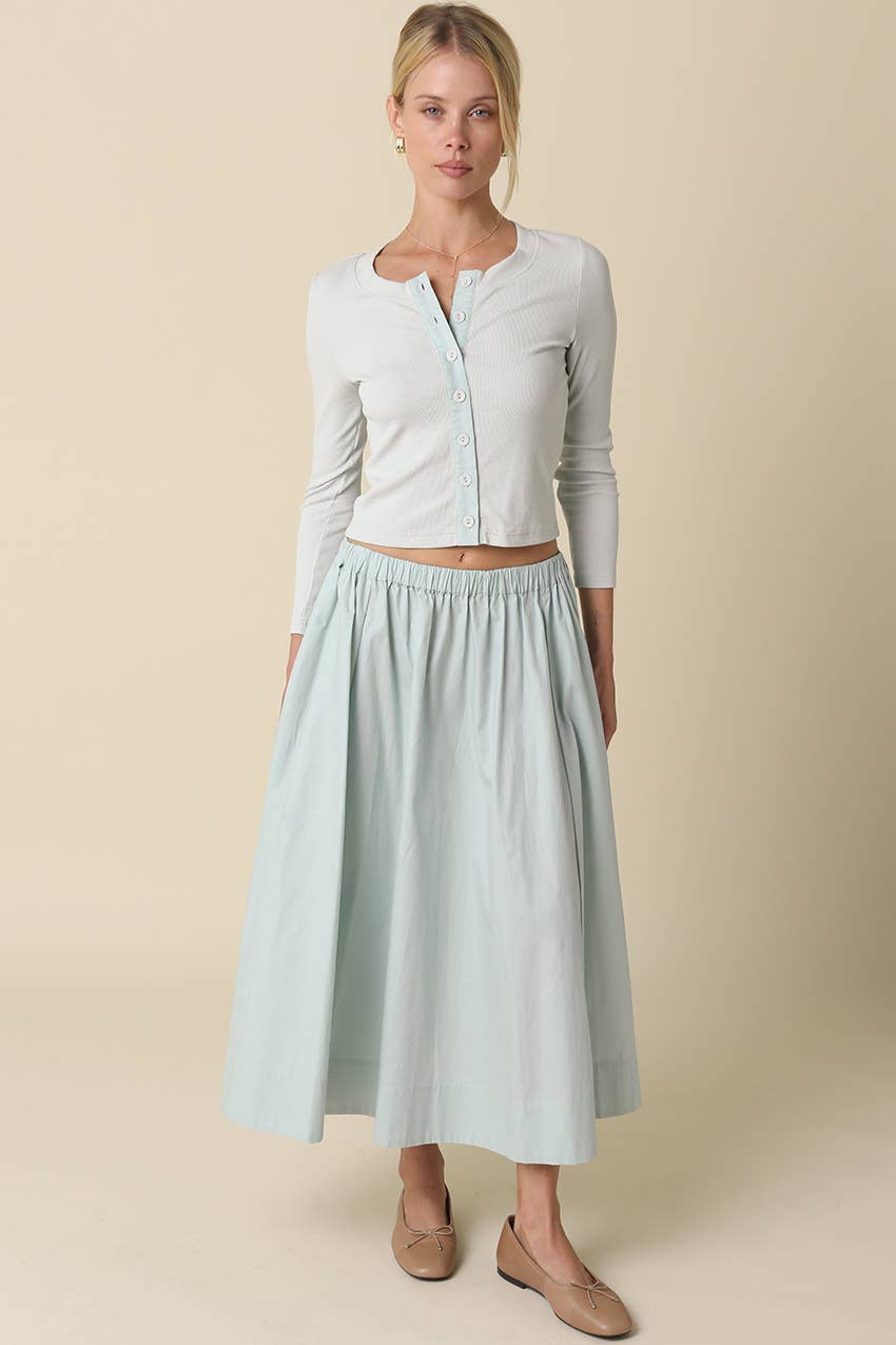 Sasha Crop Button Cardigan