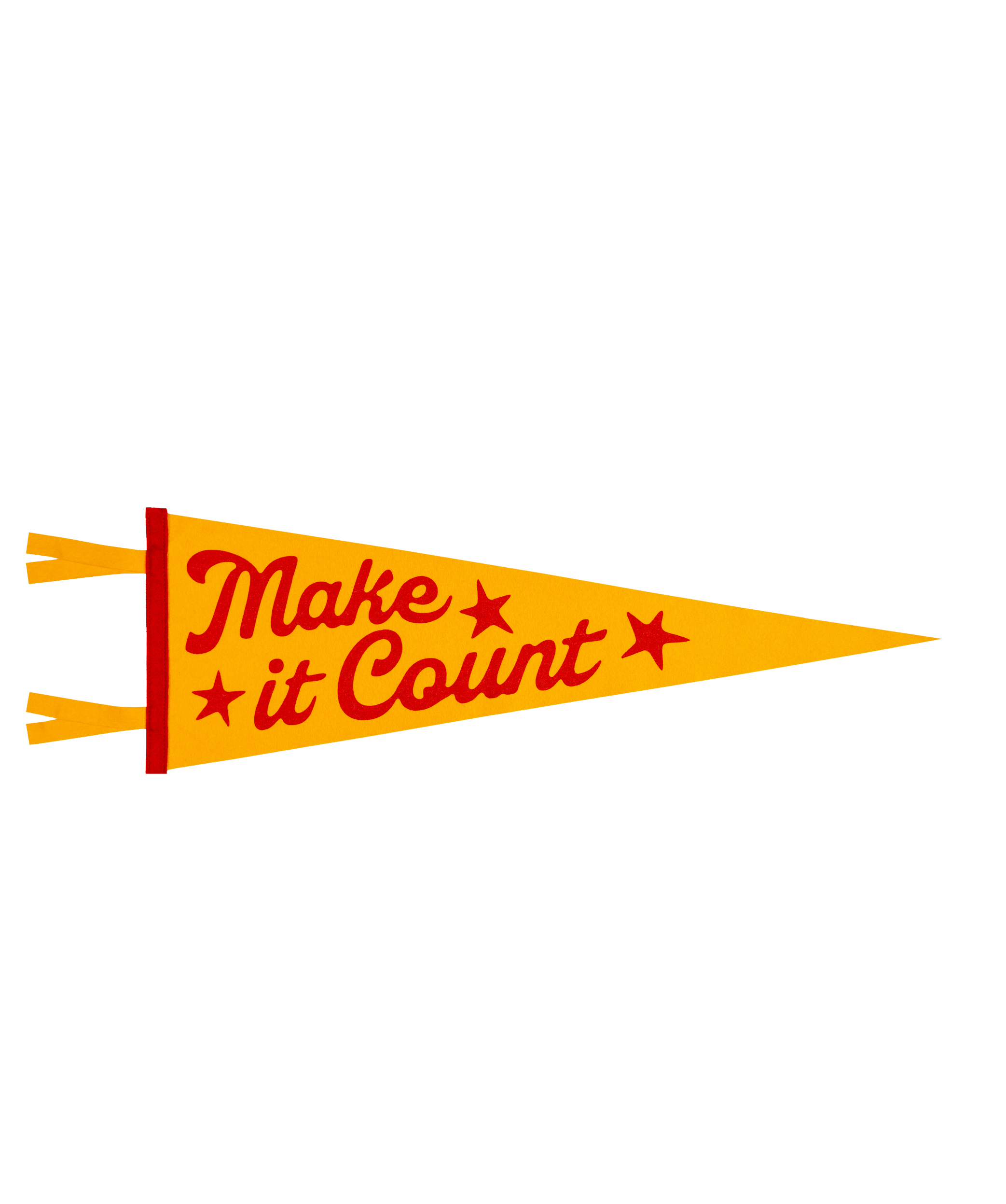 Make It Count Pennant (All Time Low x Oxford)
