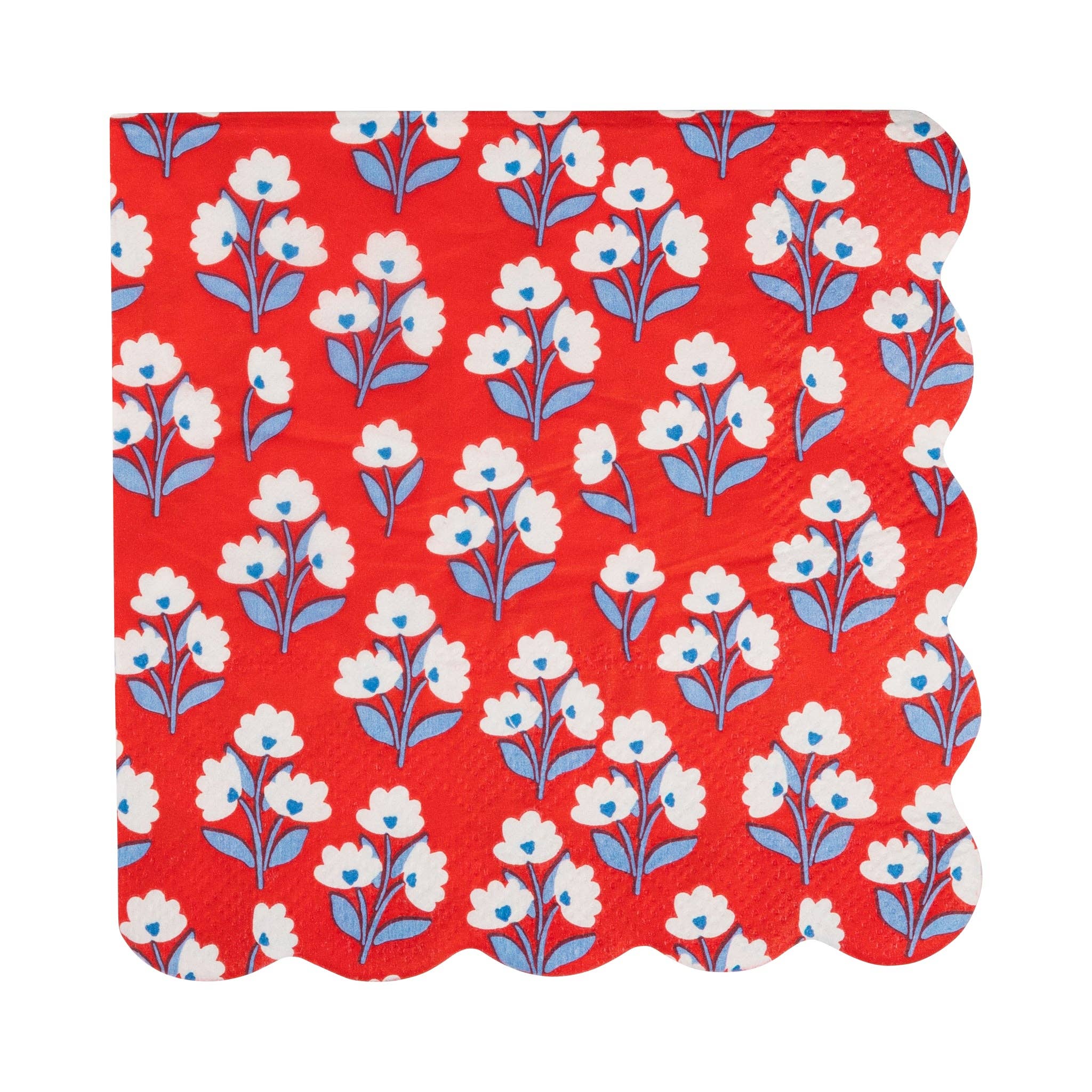 Assorted Floral Paper Cocktail Napkin Set