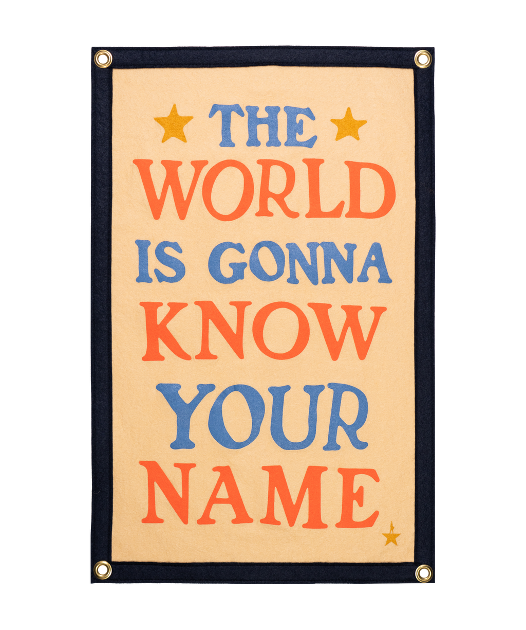 The World Is Gonna Know Your Name Flag (Hamilton x Oxford)