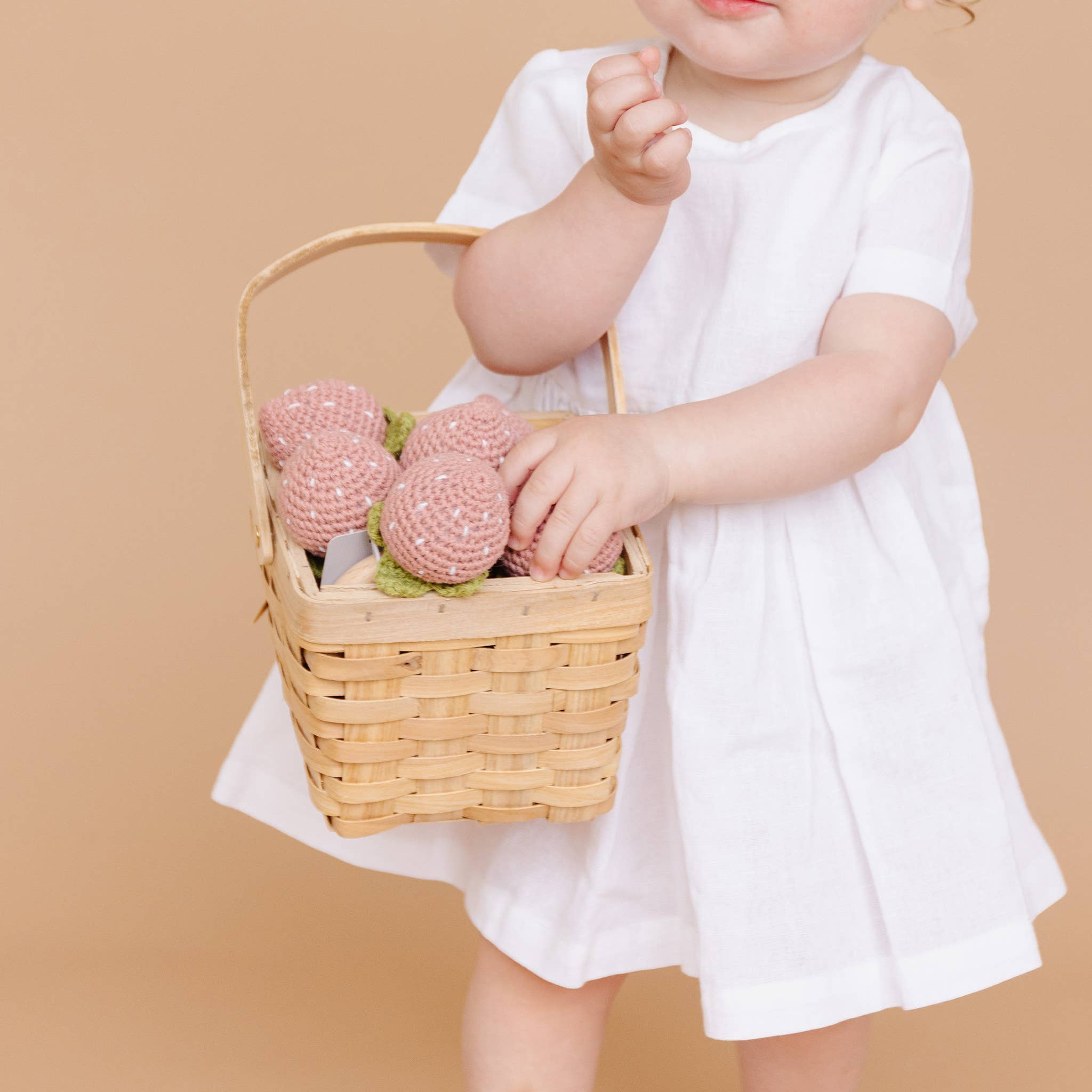 Strawberry Pink Teether Rattle