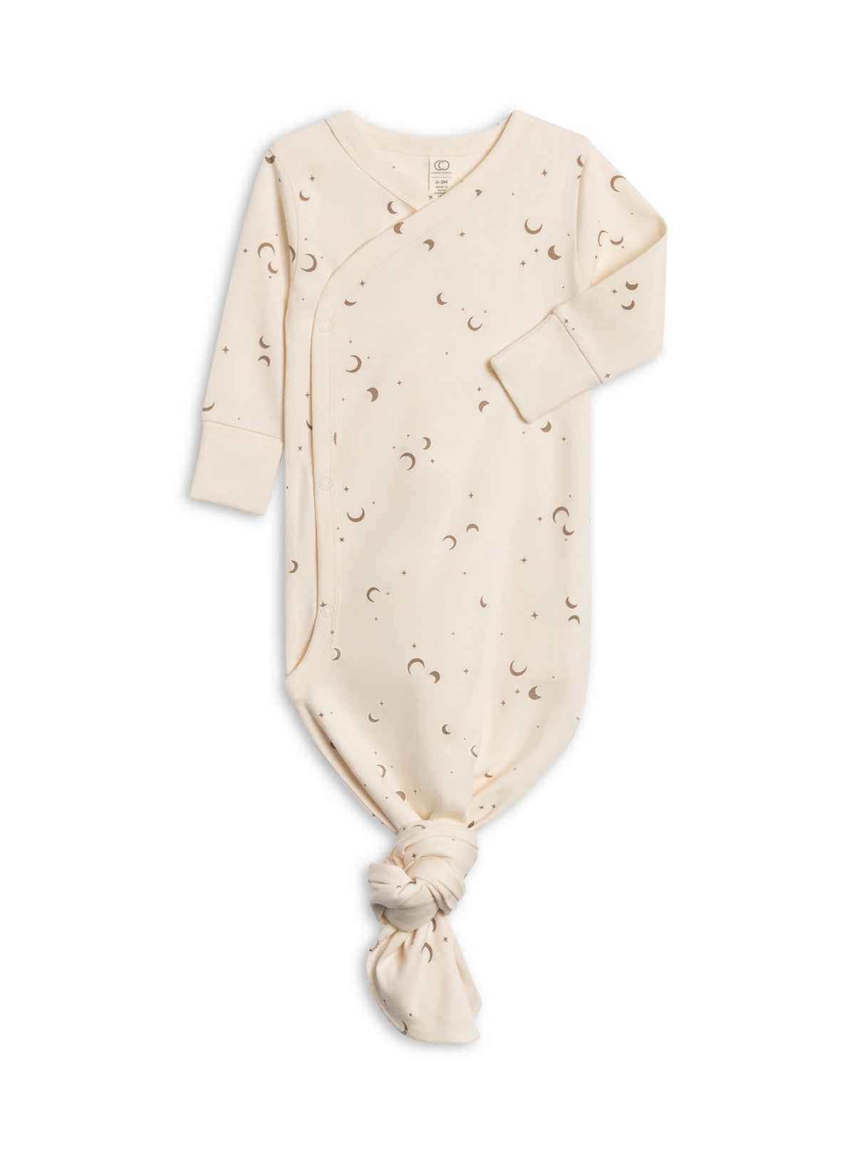 Organic Newborn Indy Kimono Gown