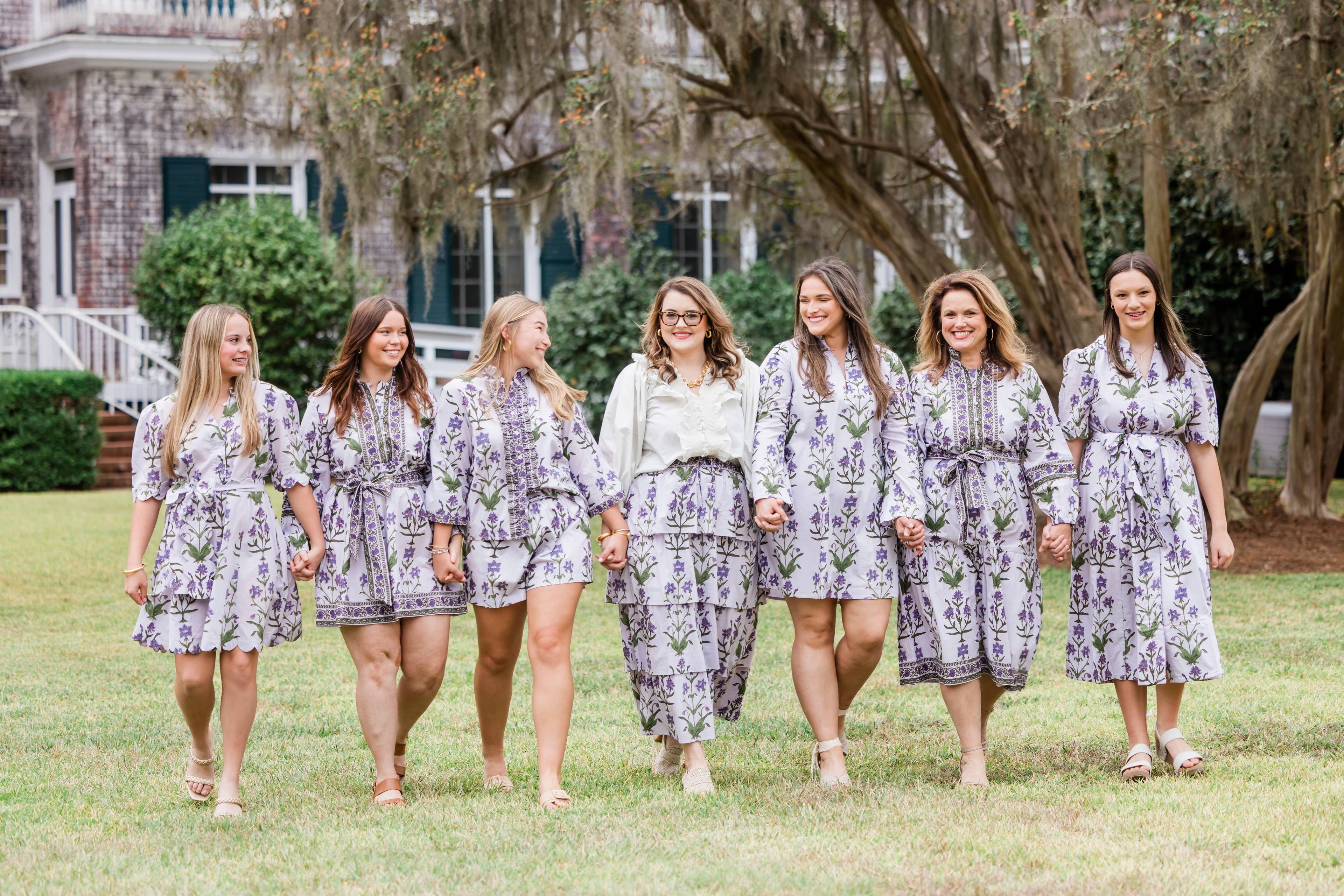 Lavende Court Grace Resort Floral Maxi Dress