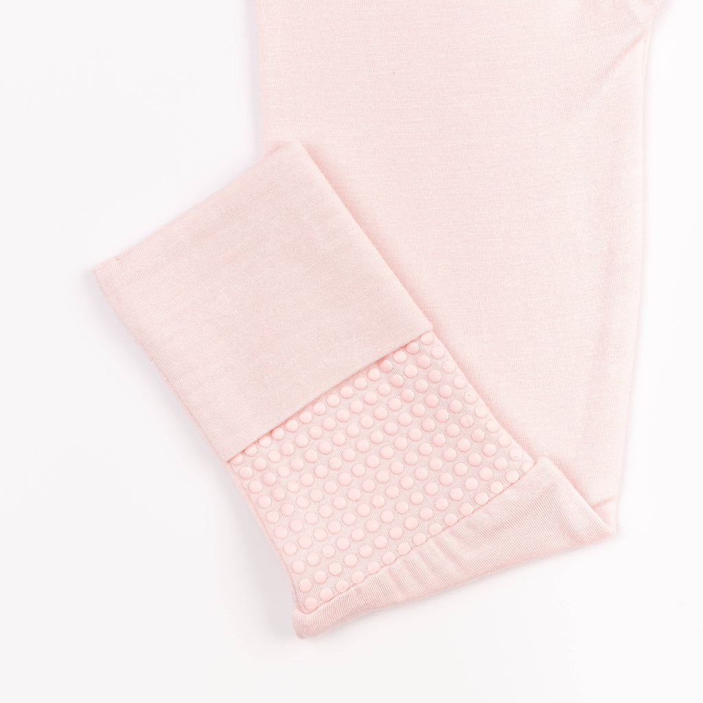 Bamboo Convertible Romper in Pink Sand