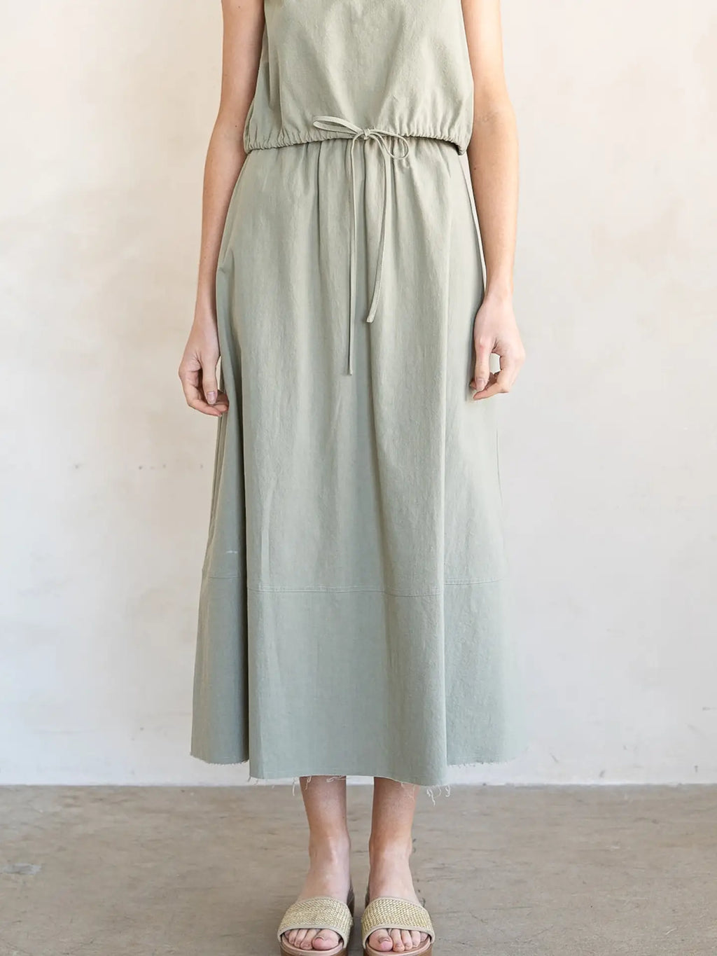 Flared Midi Skirt