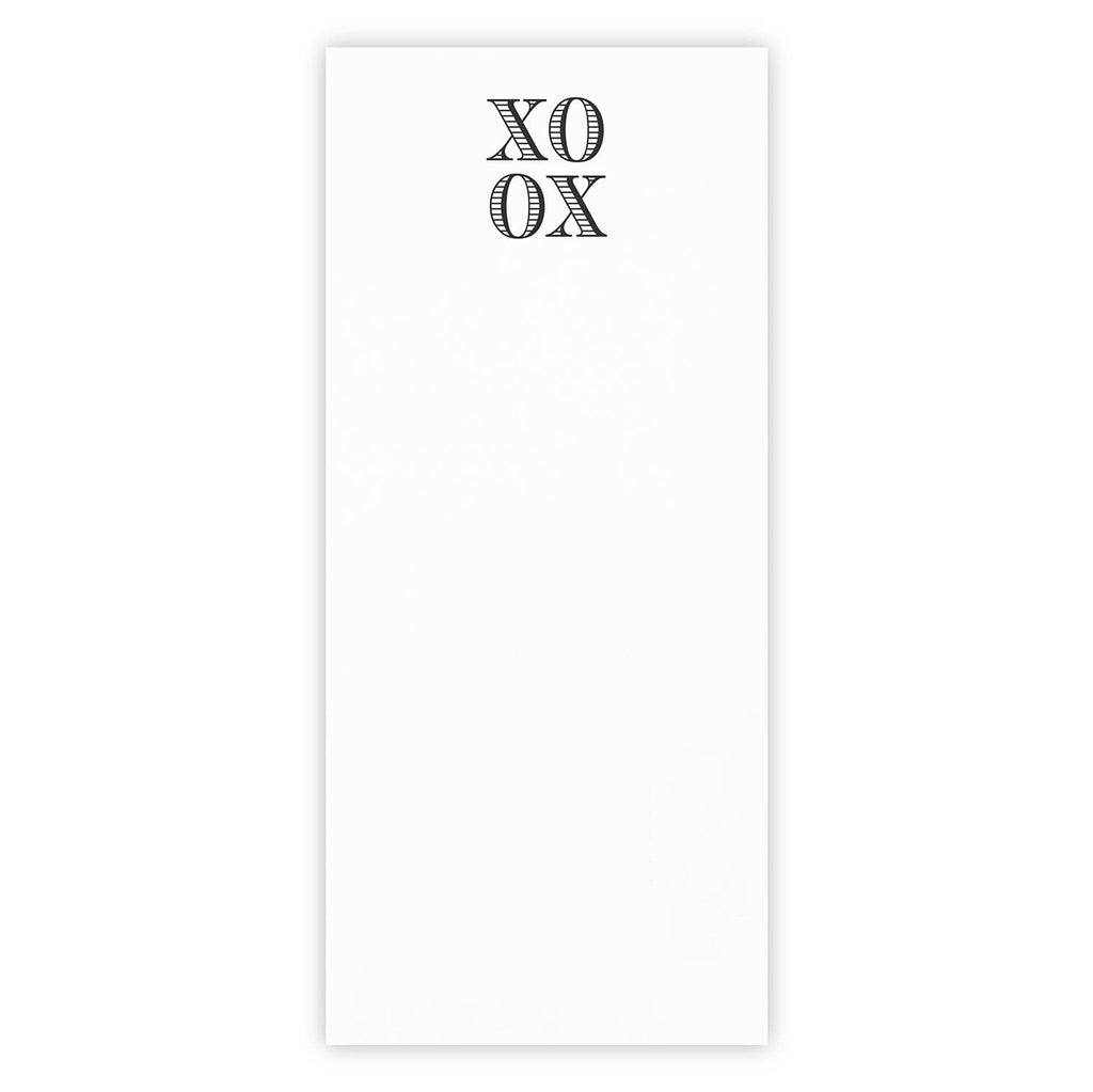 Notepaper in Acrylic Tray - XoXo