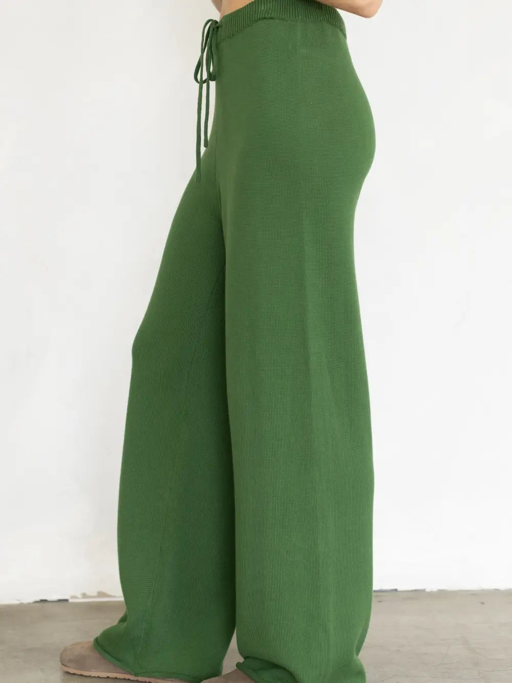 Nara Knit Pants in Moss