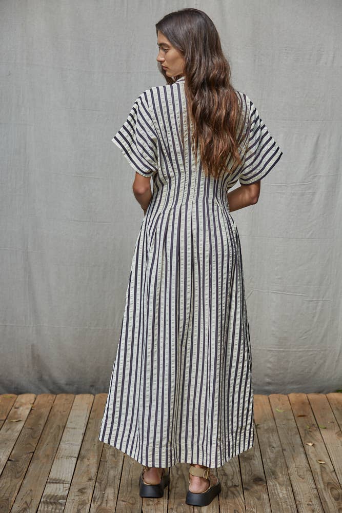 Striped Shirtdress