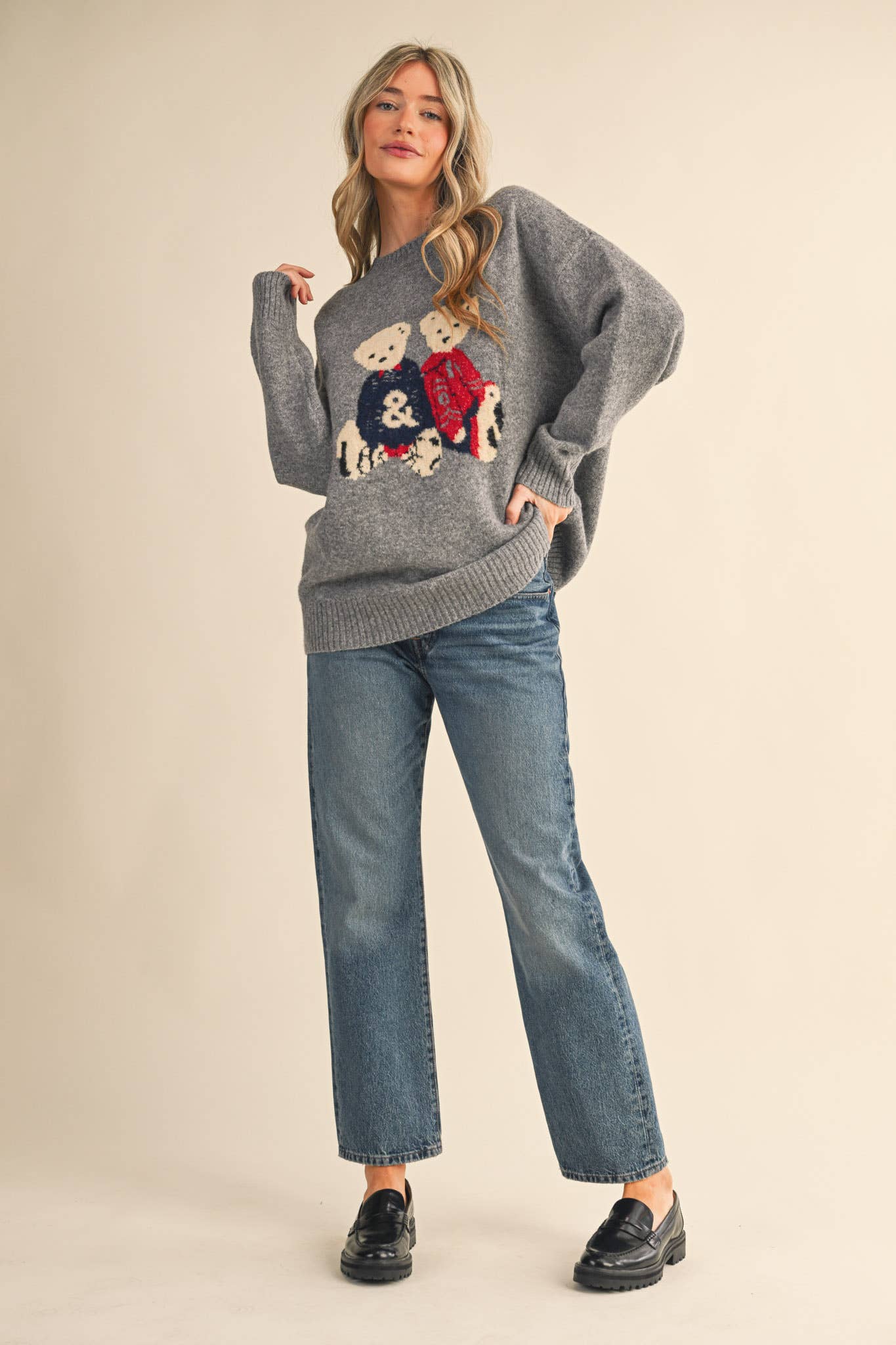 Teddy Bear Pullover Sweater