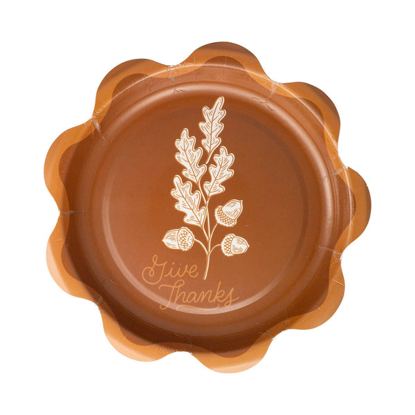 Give Thanks Dessert Paper Plate