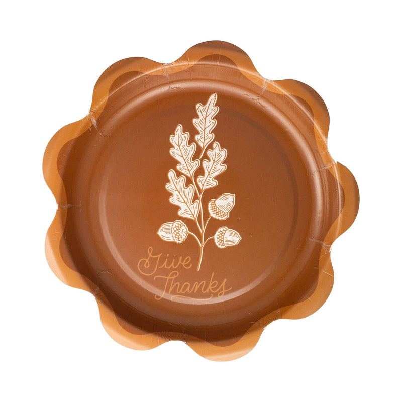 Give Thanks Dessert Paper Plate