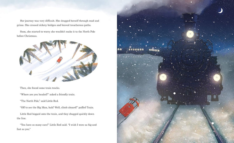 Little Red Sleigh: A Heartwarming Christmas Book