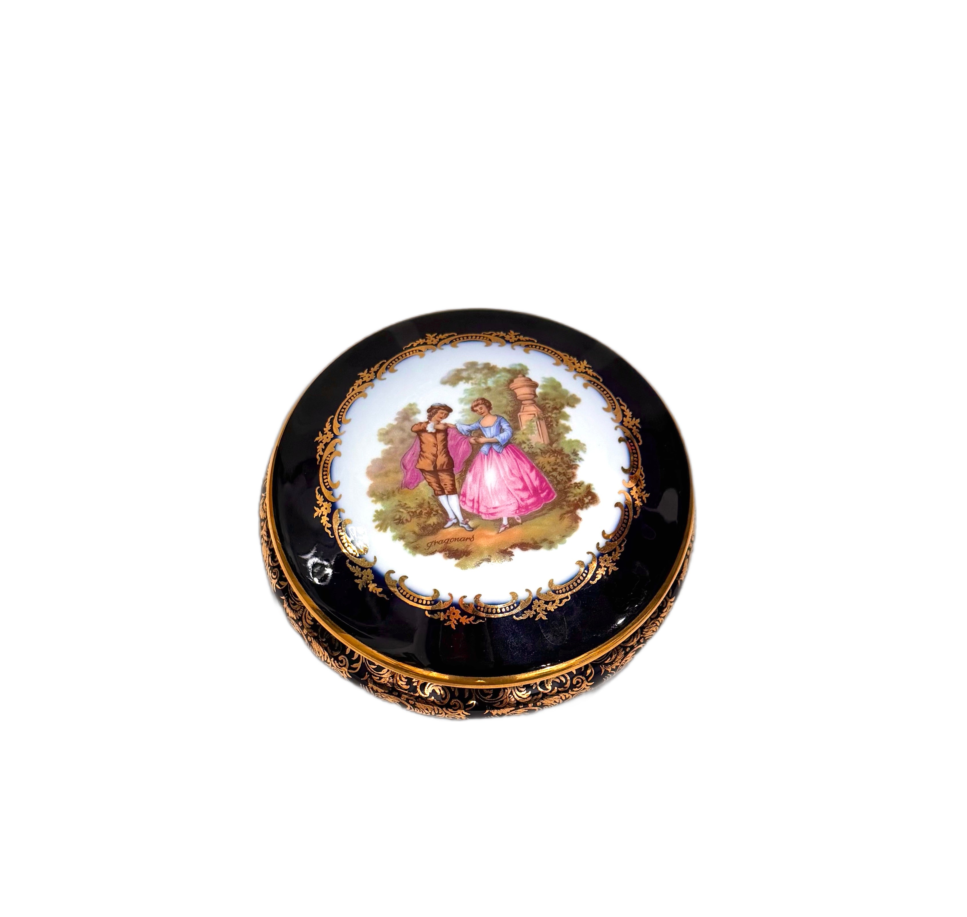 Limoges Castel Trinket Box