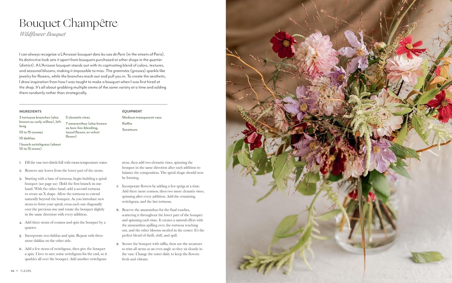 Fleurs: Bouquets, Arrangements, and French Floral Inspirations