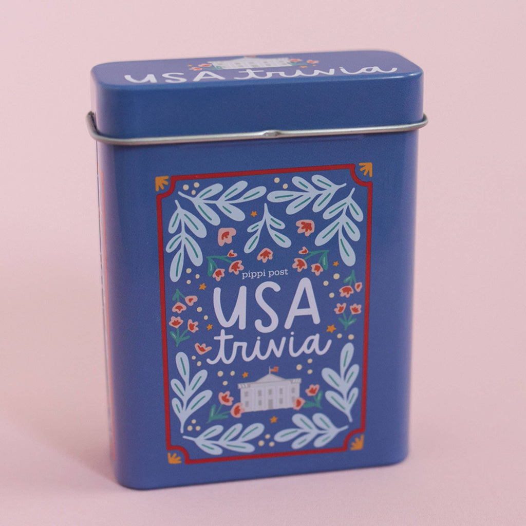 USA Trivia Game Tin