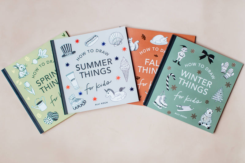 Fall Things: How to Draw Books for Kids
