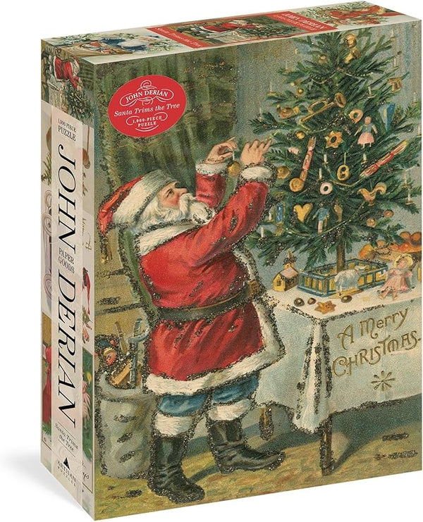 Santa Trims the Tree 1,000-Piece Puzzle