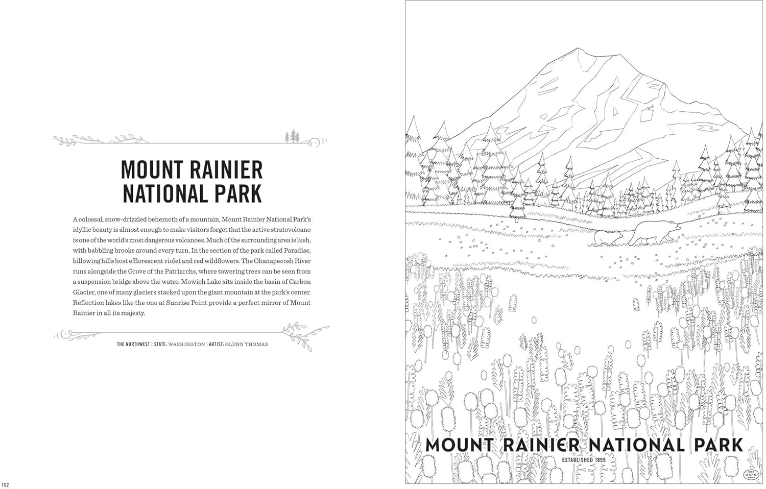 The Art of the National Parks Coloring Book Kit