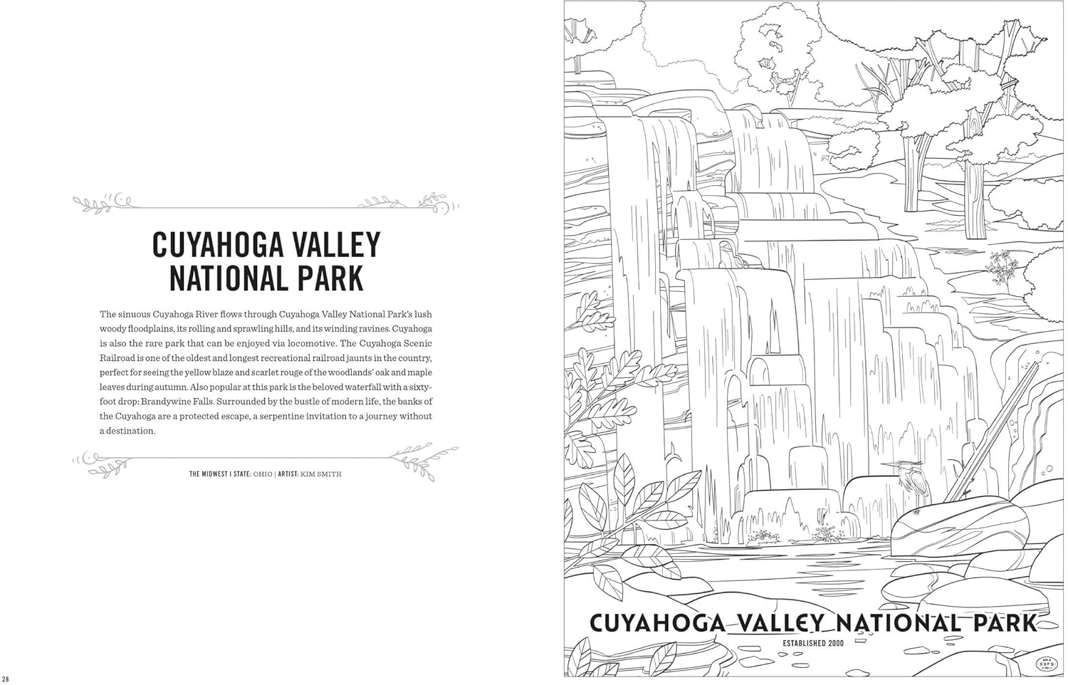 The Art of the National Parks Coloring Book Kit