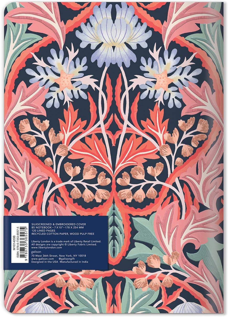 Liberty London May Embroidered Journal