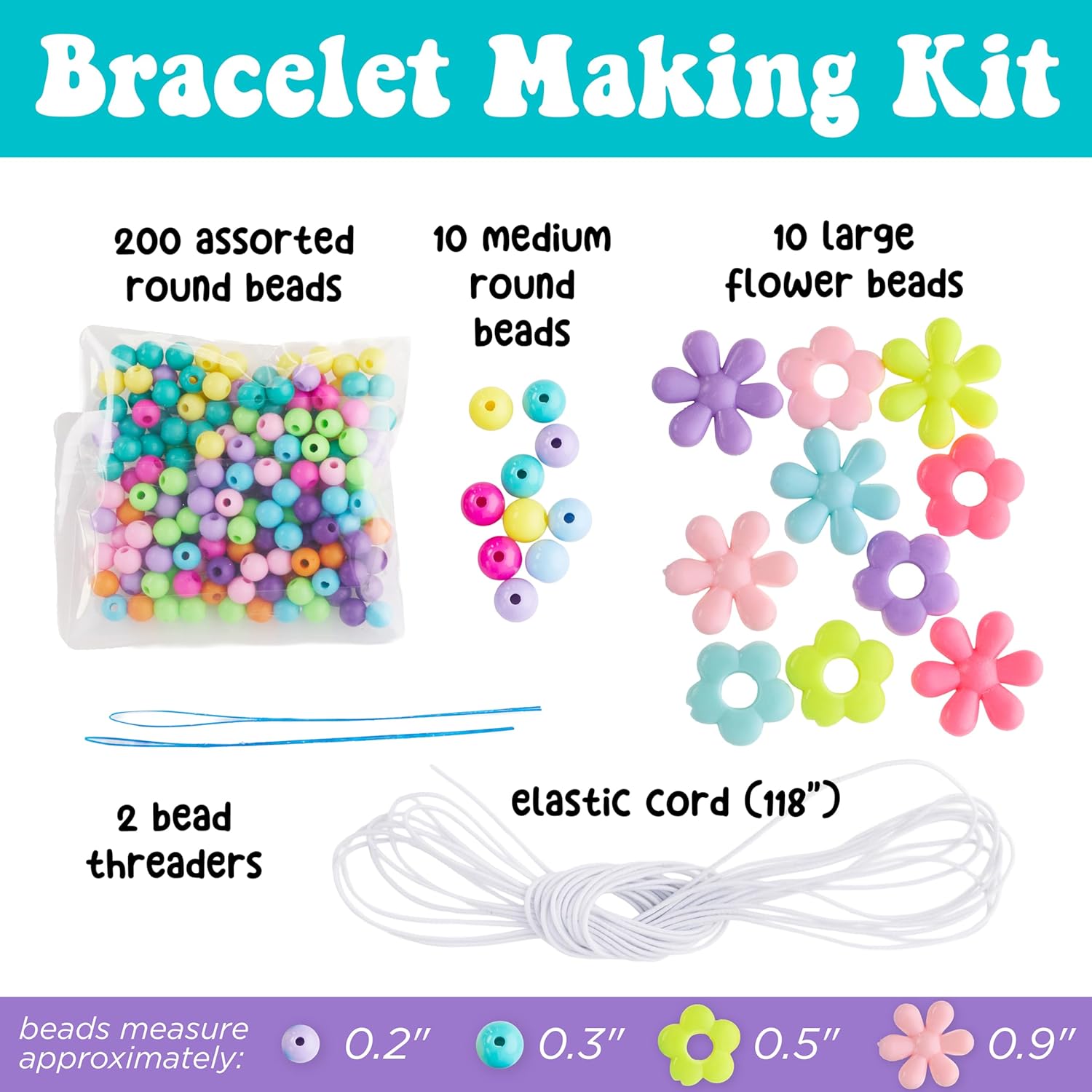 Beaded Flower Bracelet Making Kit