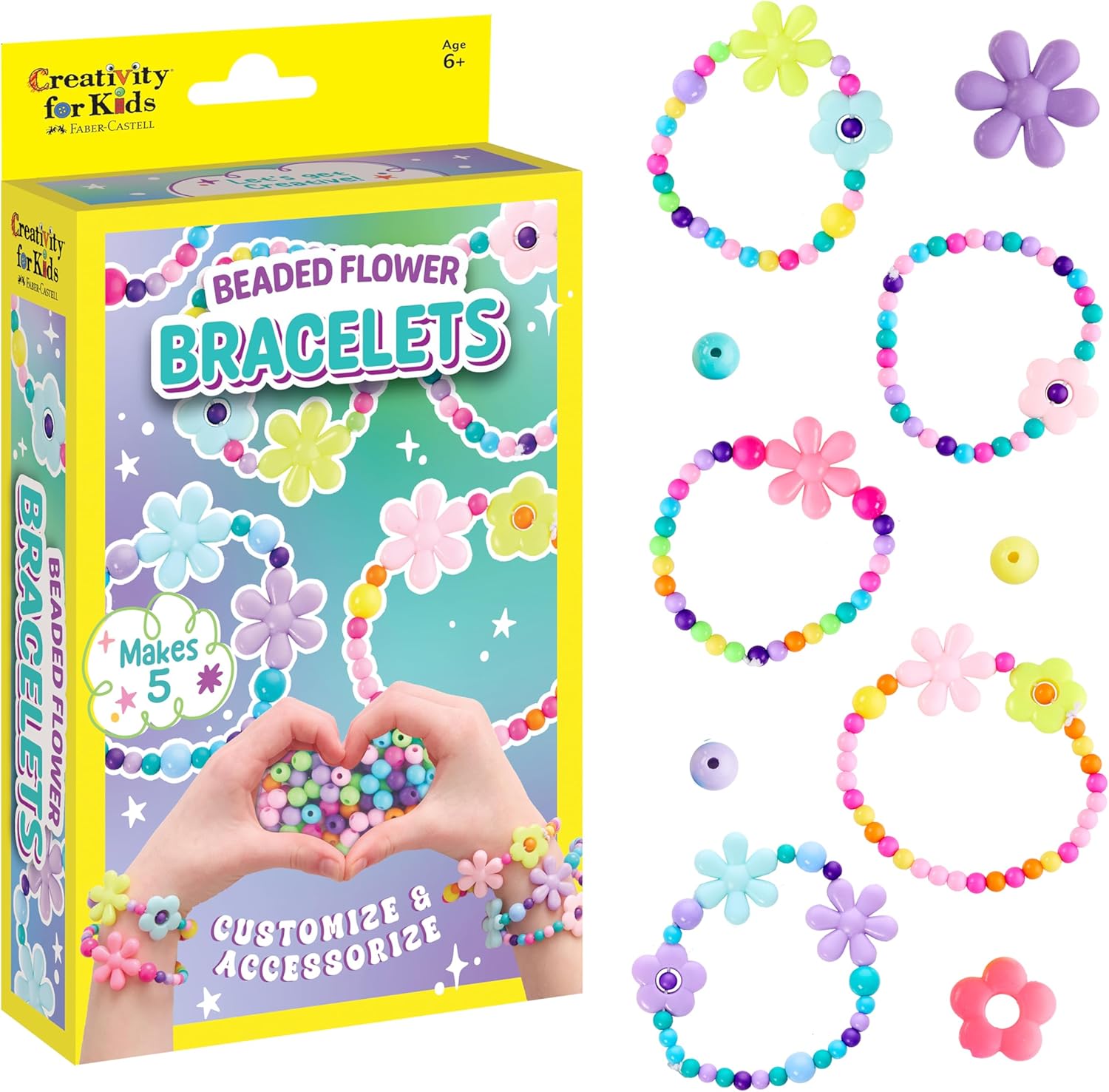 Beaded Flower Bracelet Making Kit