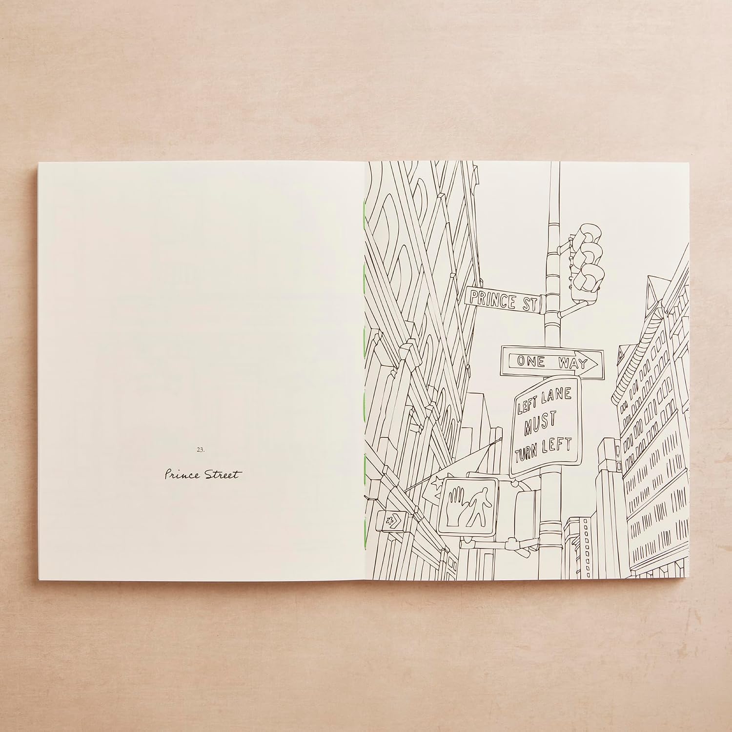 Zoé de Las Cases New York: a collection of beautiful city scenes to colour in