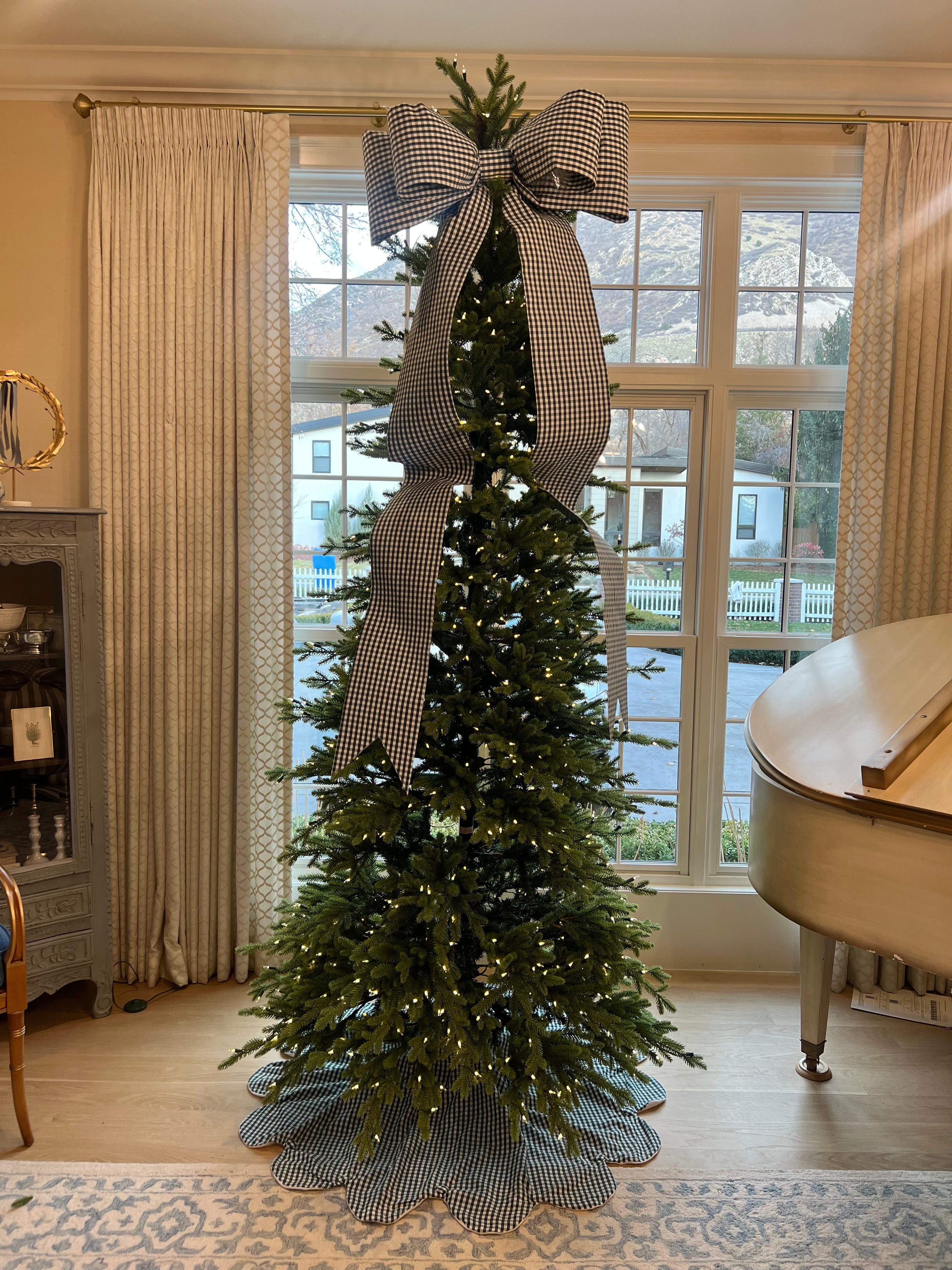 Green Buffalo Check Tree Skirt