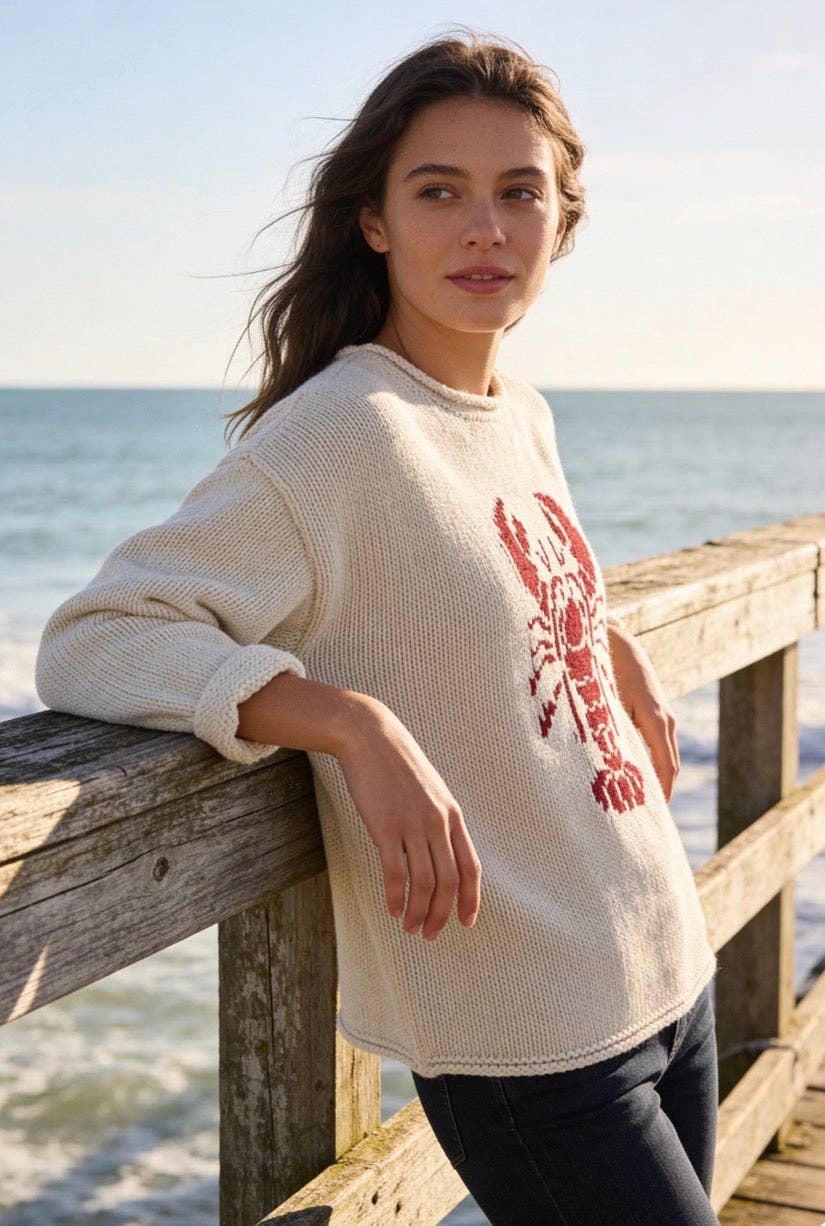 Chloe Lobster Rollneck Sweater