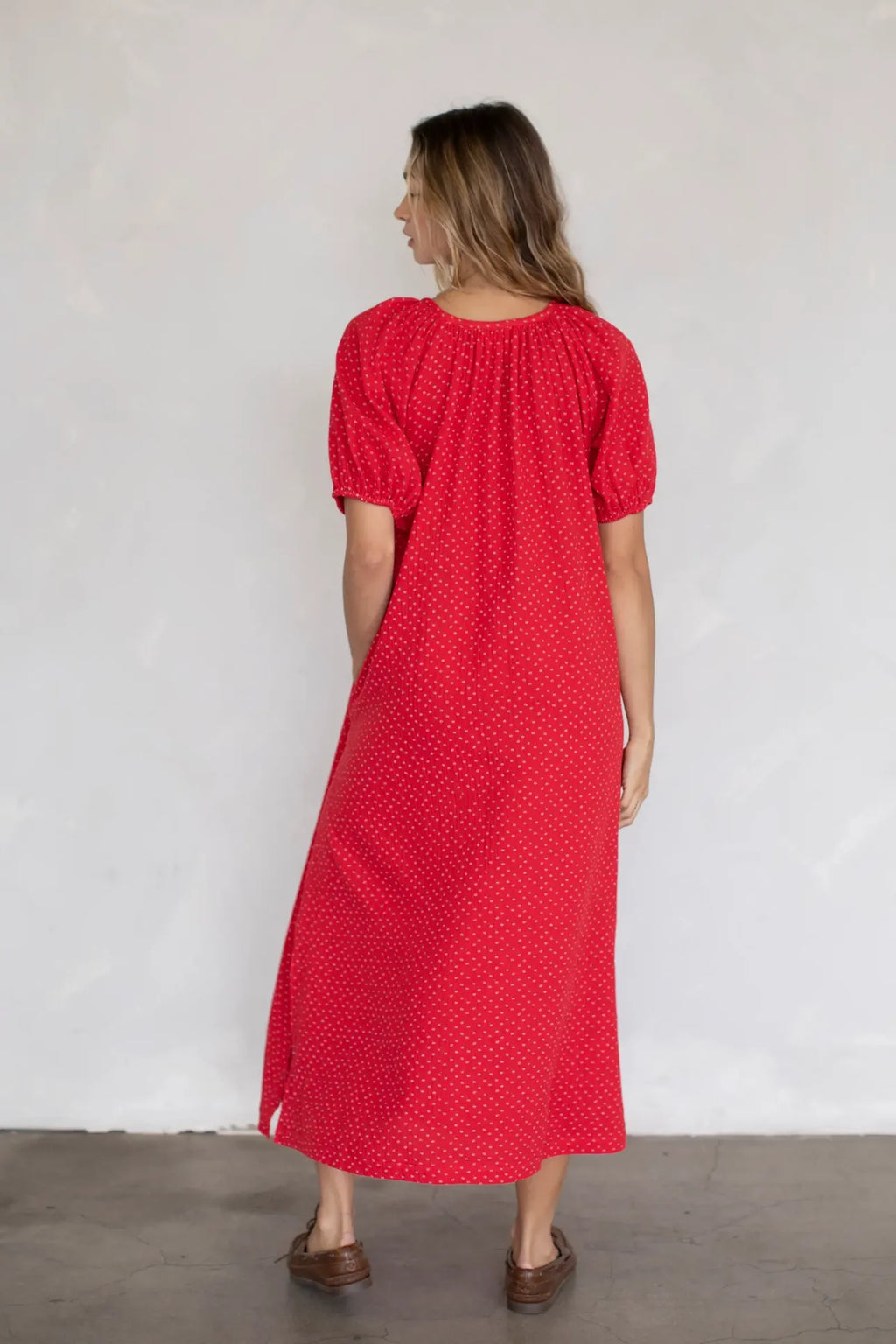 Red Gauze Dress